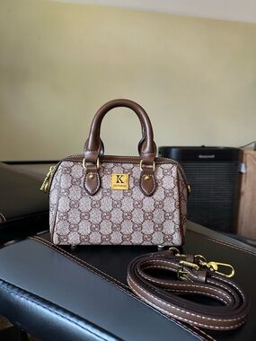 Brown Monogram Mini Satchel Bag New with Tag